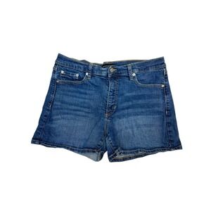 Women's BANANA REPUBLIC Dark Blue Denim Jean Shorts 31 / 12